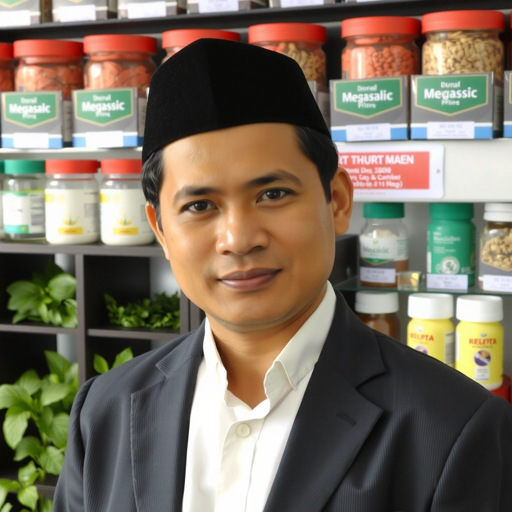 Dr. Ahmad Pratama, Senior Herbal Medicine Specialist at VitaNatural Indonesia
